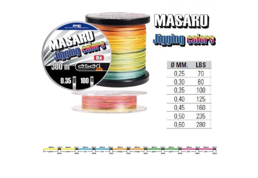 Asari Masaru Jigging Colors