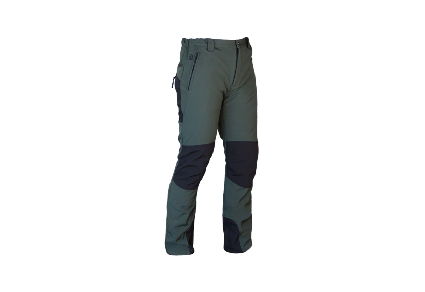 PANTALÓN SOFT SHELL CAQUI/NEGRO "JAVALAMBRE"