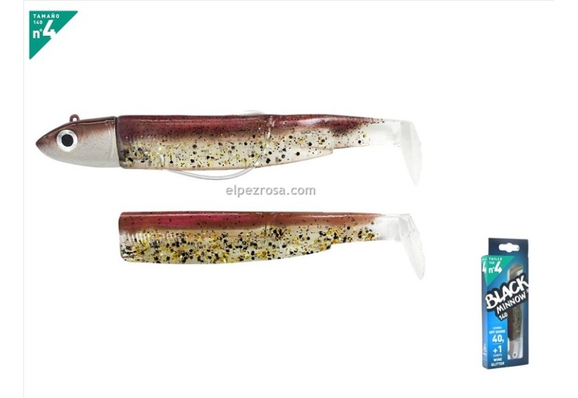 Black minnow wine glitter n4