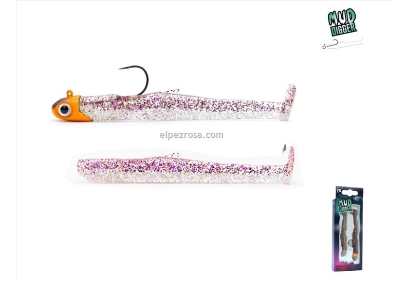 Mud digger purpe glirter