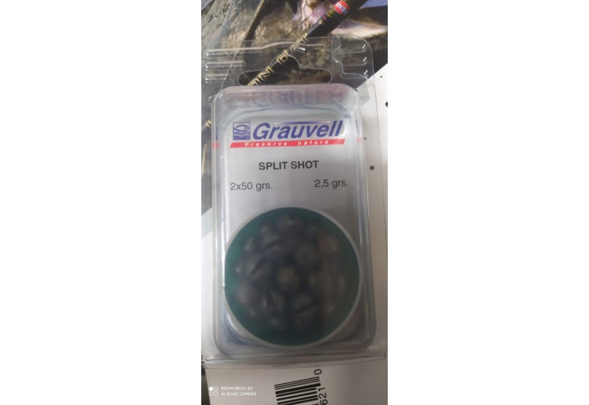 plomo 2x50grs 2.5grs