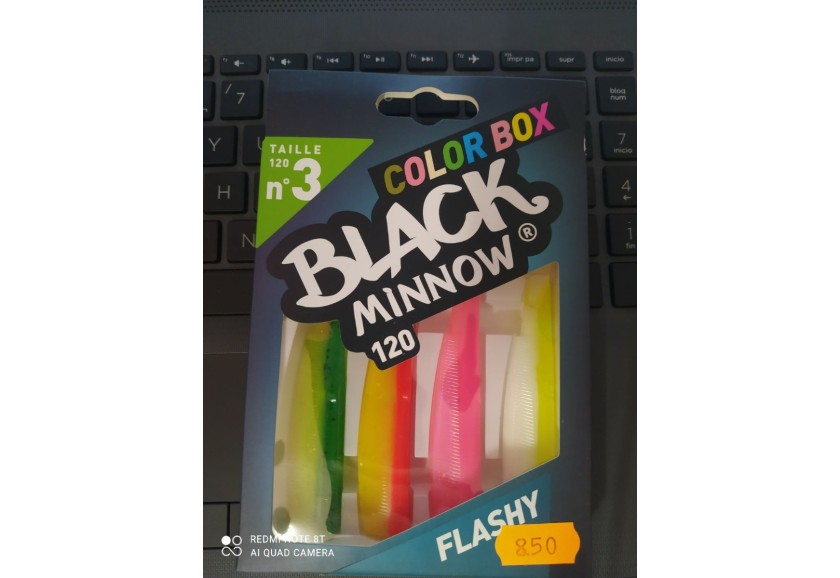 Black minnow FLASHY