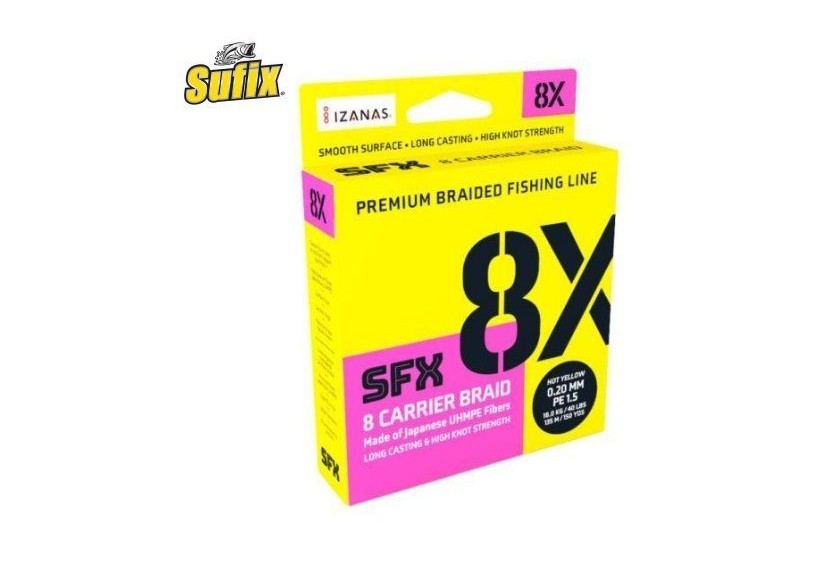 Trenzado Sufix SFX 8X