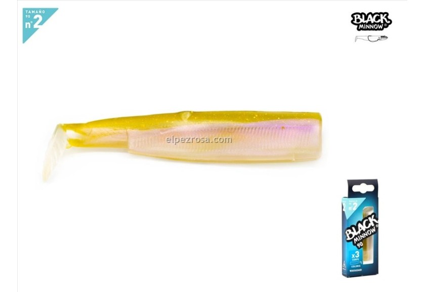 Black Minnow 90 - 3 cuerpos - Wakasagui