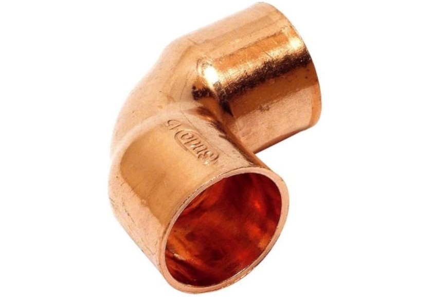 codo cobre de 15 a 87º