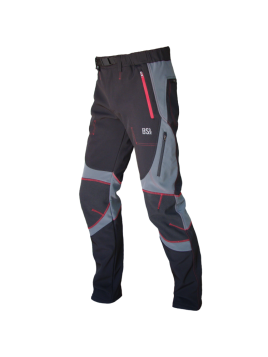 PANTALÓN SOFT SHELL GRIS/NEGRO 694